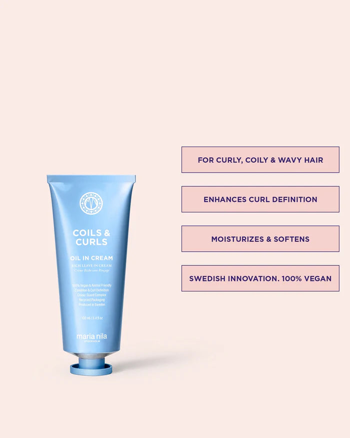 Maria Nila Coils and Curls Oil In Cream