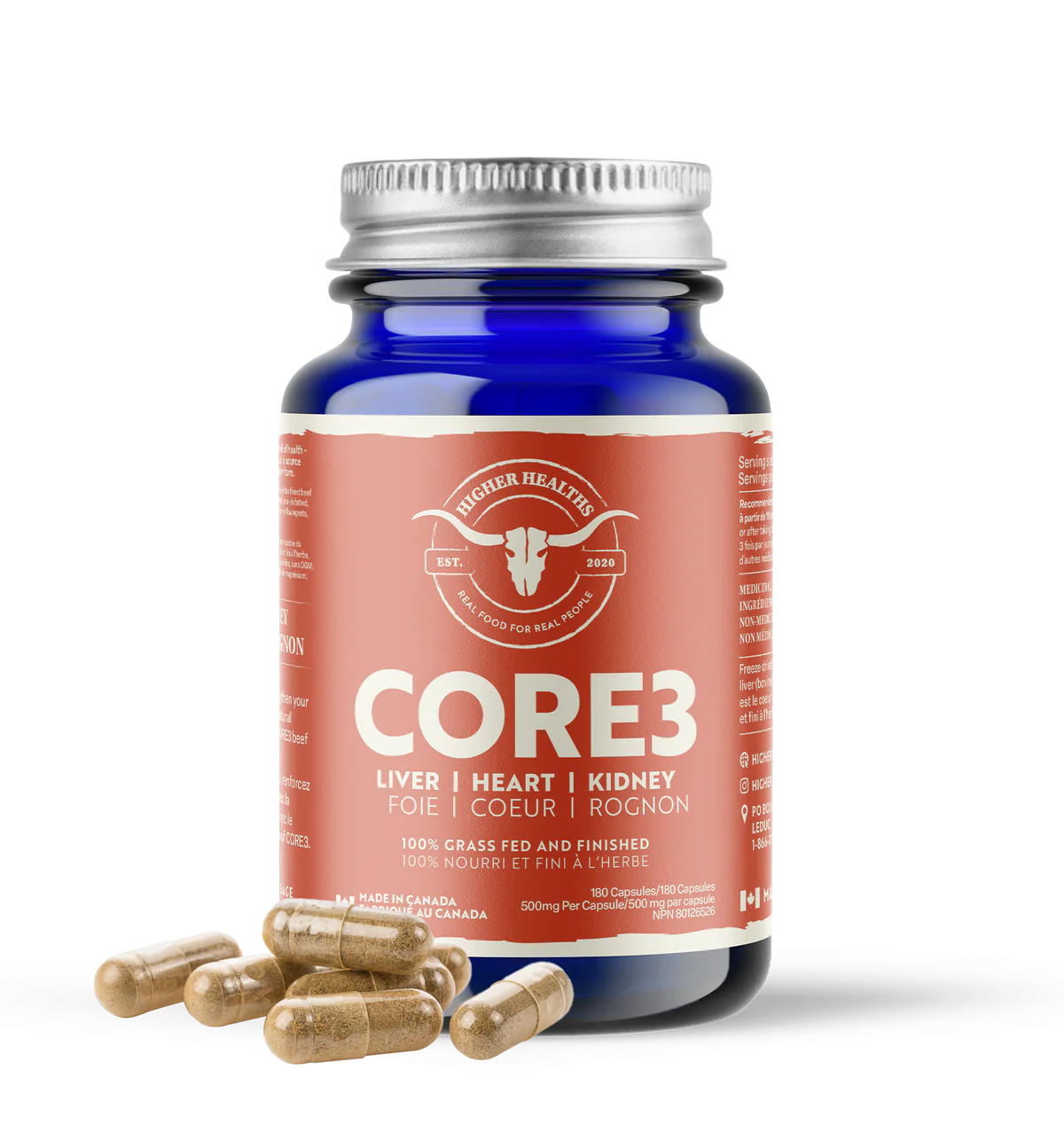Higher Healths CORE3 180 Cap