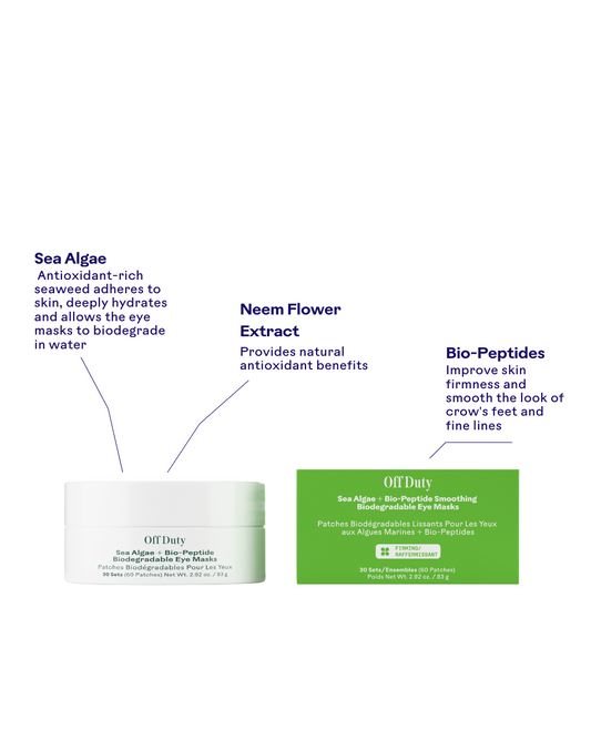 Three Ships Off Duty Biodegradable Under Eye Masks